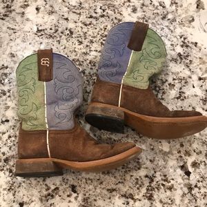 GUC boys 11 Anderson Bean leather cowboy boots